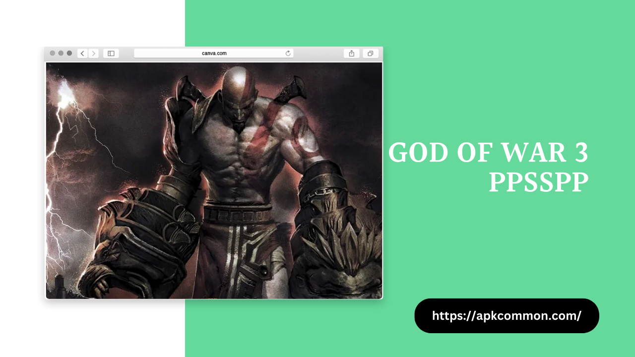 God of War 3 PPSSPP iso File