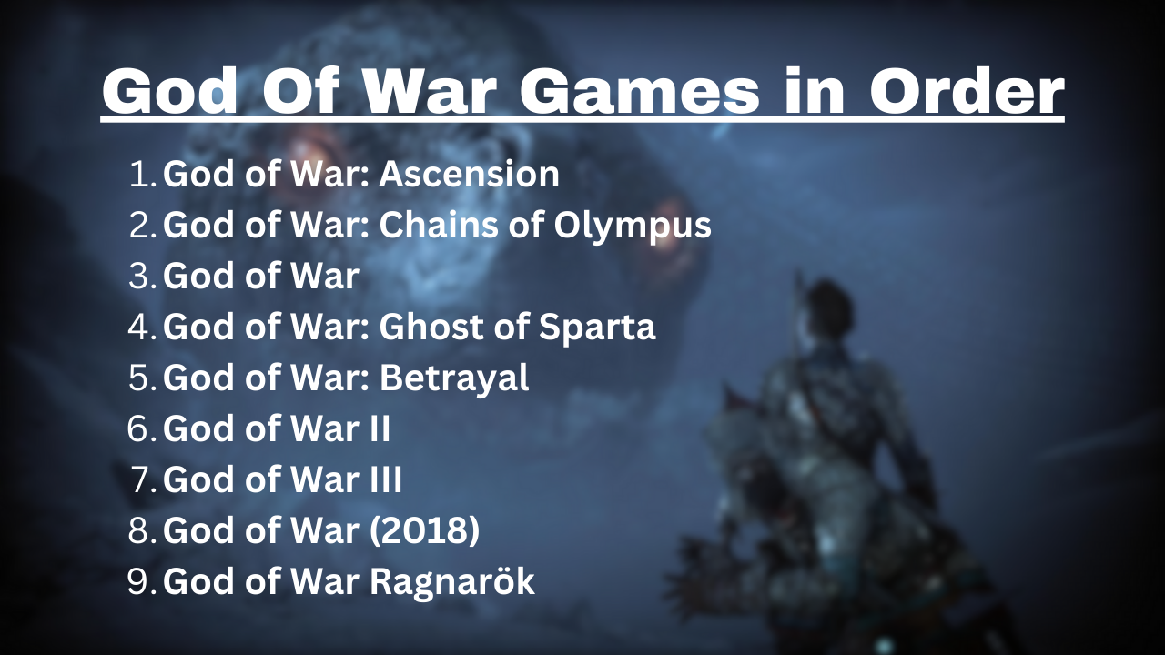 God of War Games in Order