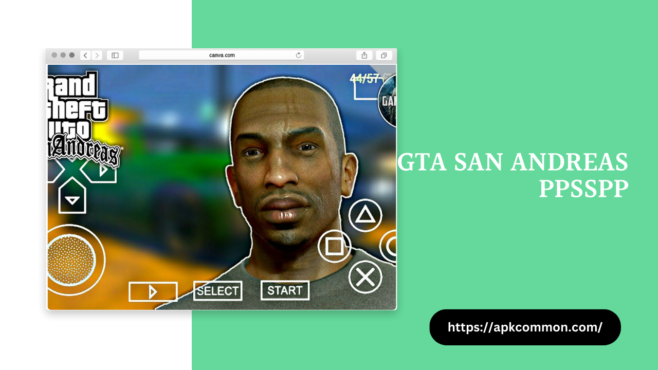 Grand Theft Auto San Andreas PPSSPP ISO File